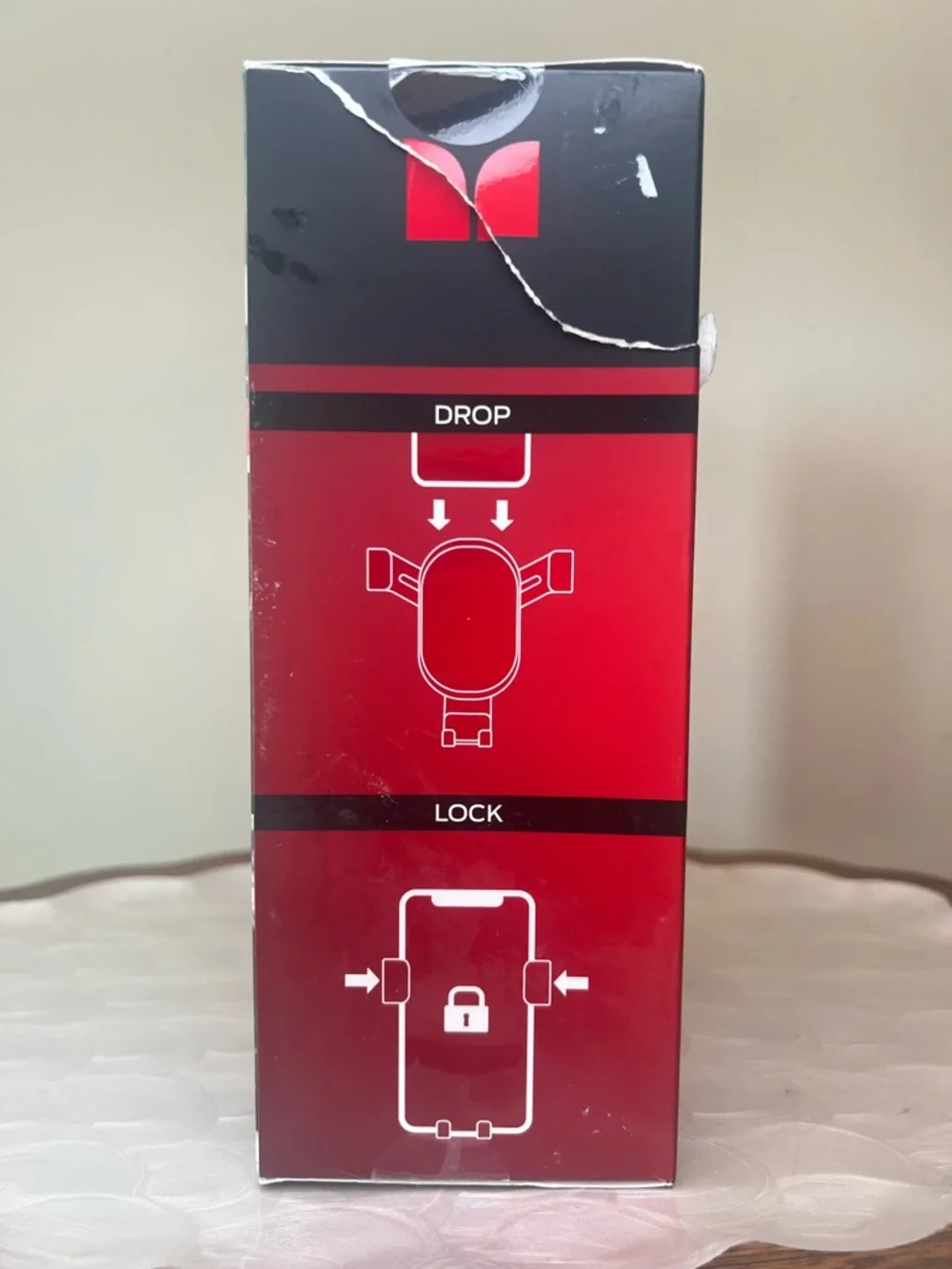 Monster Drop & Lock Car Phone Mount Universal Dash Vent Holder NIB